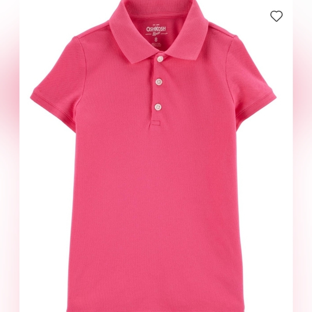 Kid Stretch Pique Uniform Polo